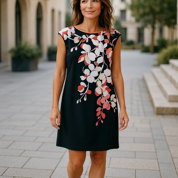 New York & Company Black Dress | Size 10 | Classic LBD Work or Special Occasion - Picture 3 of 6